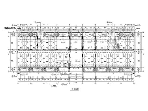 中式多层宿舍楼施工图CAD2019